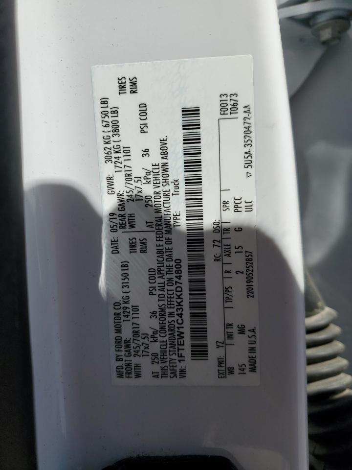 2019 FORD F-150