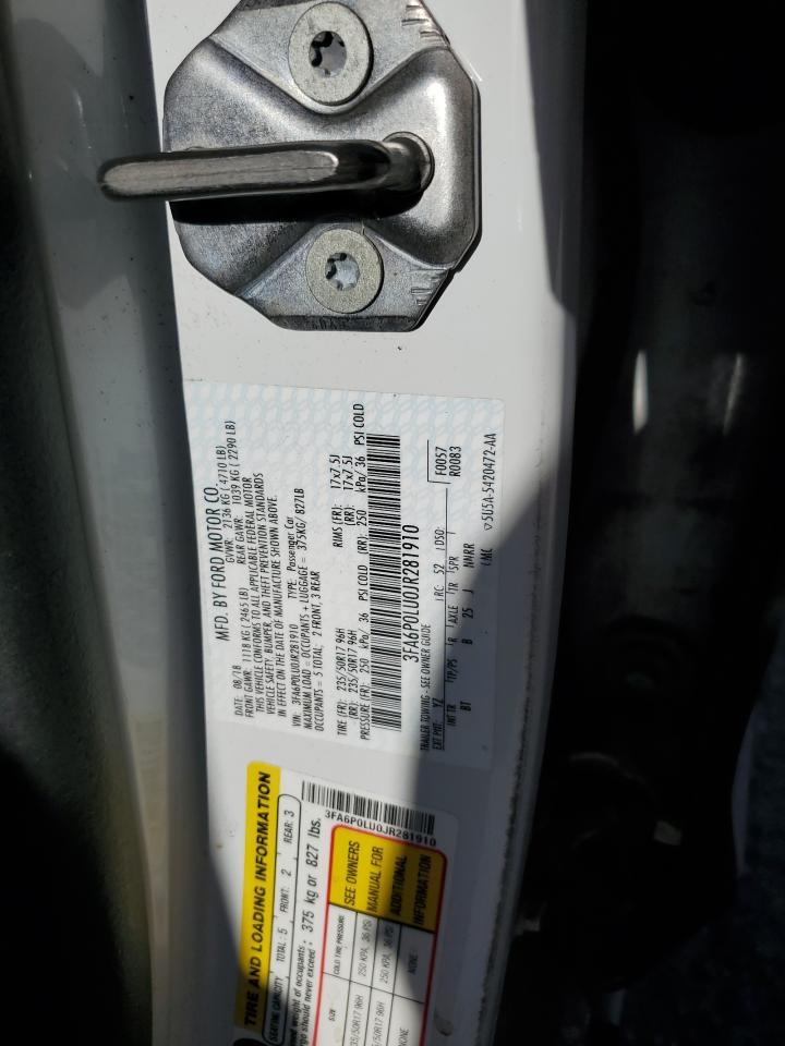 2018 FORD FUSION