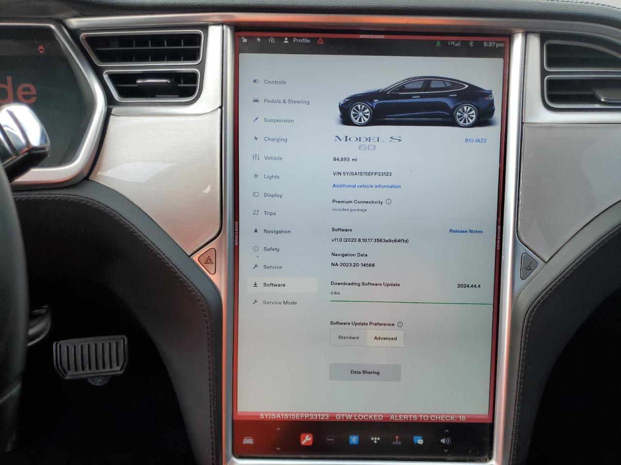 2014 TESLA MODEL S