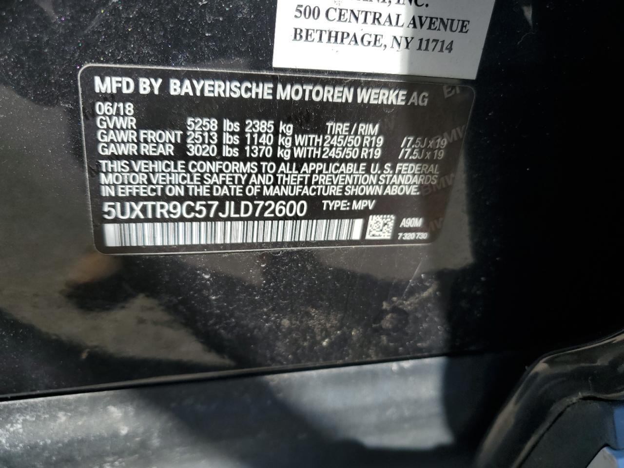 2018 BMW X3