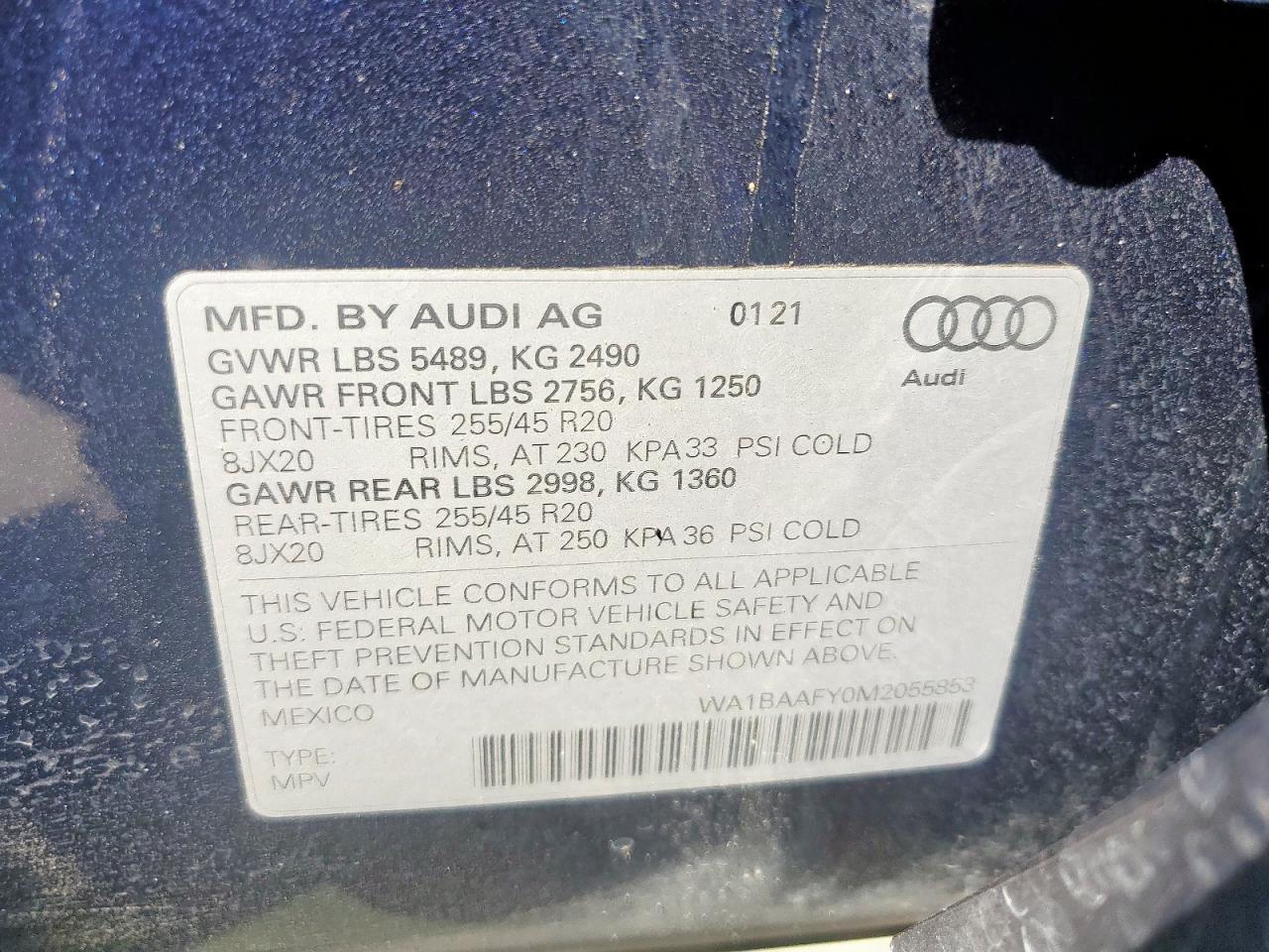 2020 AUDI Q5