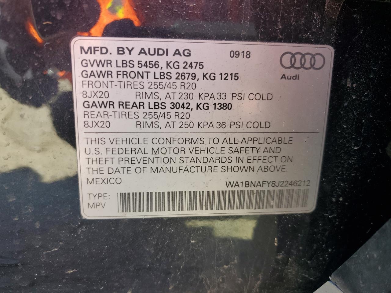 2018 AUDI Q5