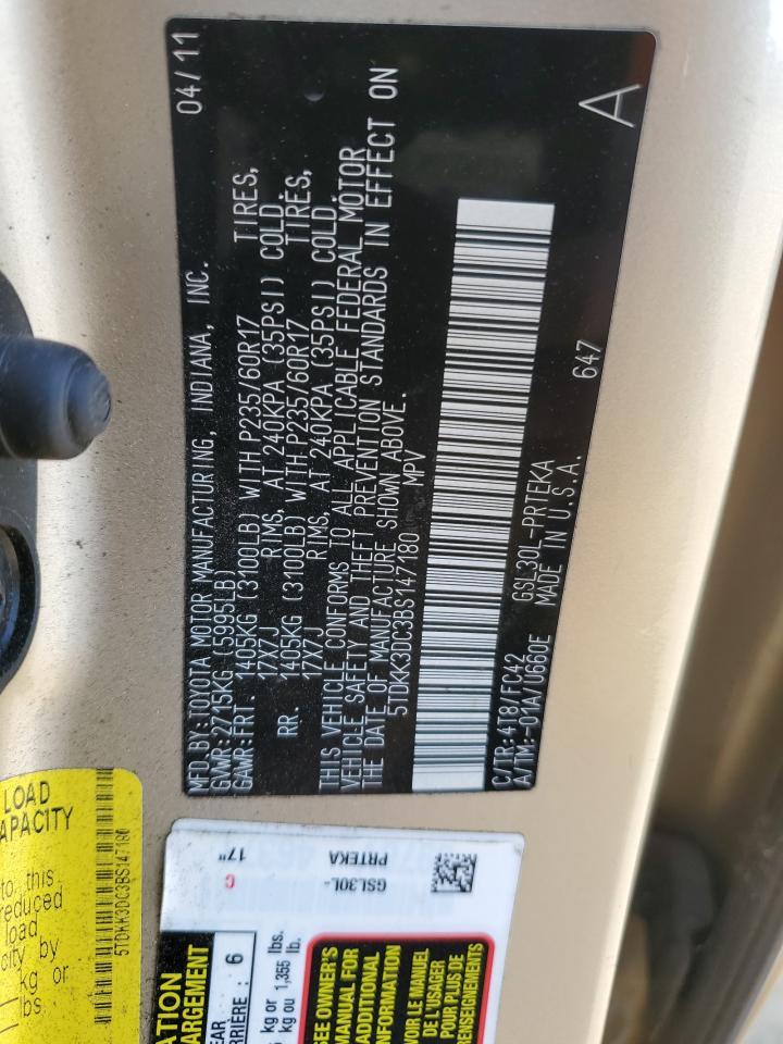 2011 TOYOTA SIENNA