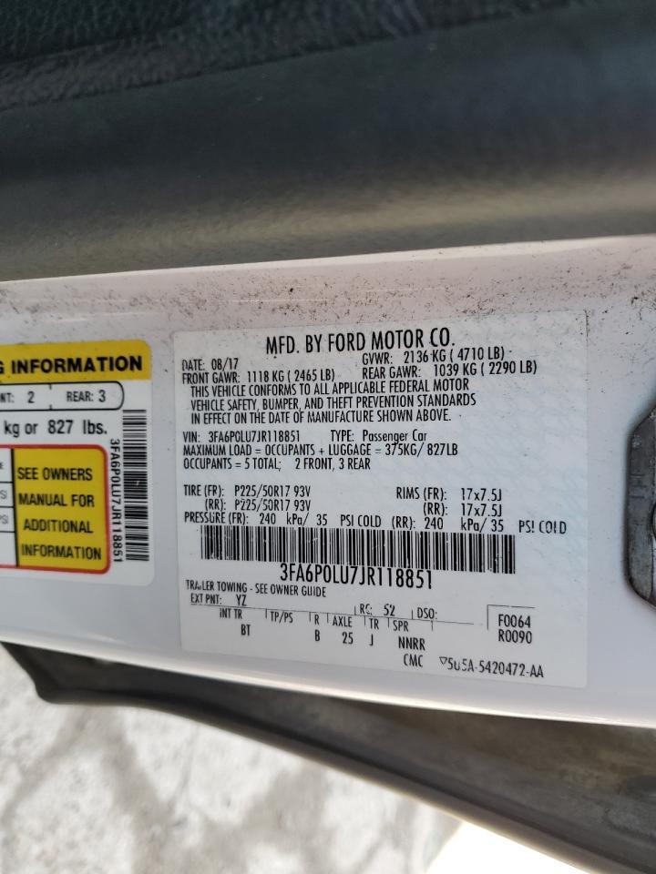 2018 FORD FUSION