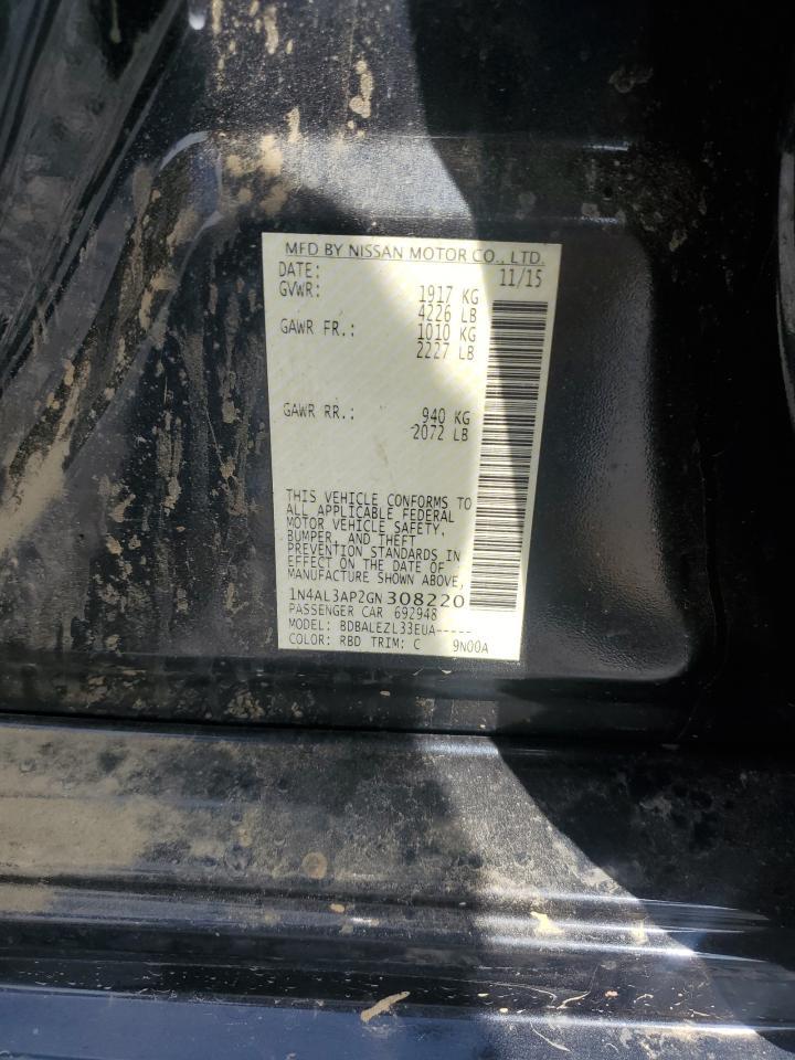 2016 NISSAN ALTIMA
