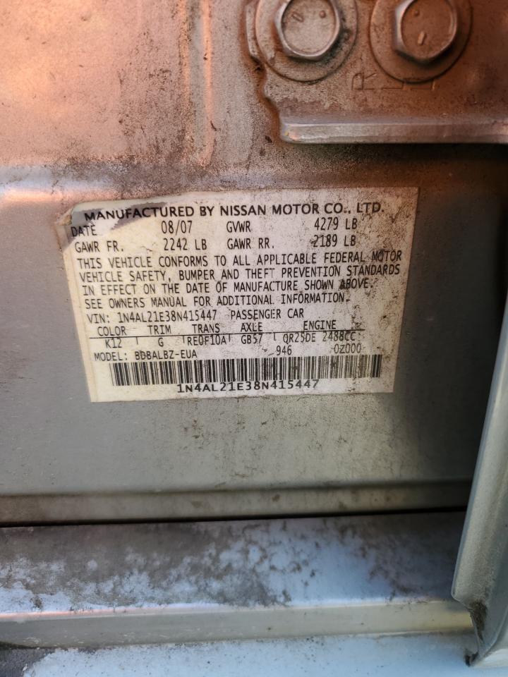 2008 NISSAN ALTIMA