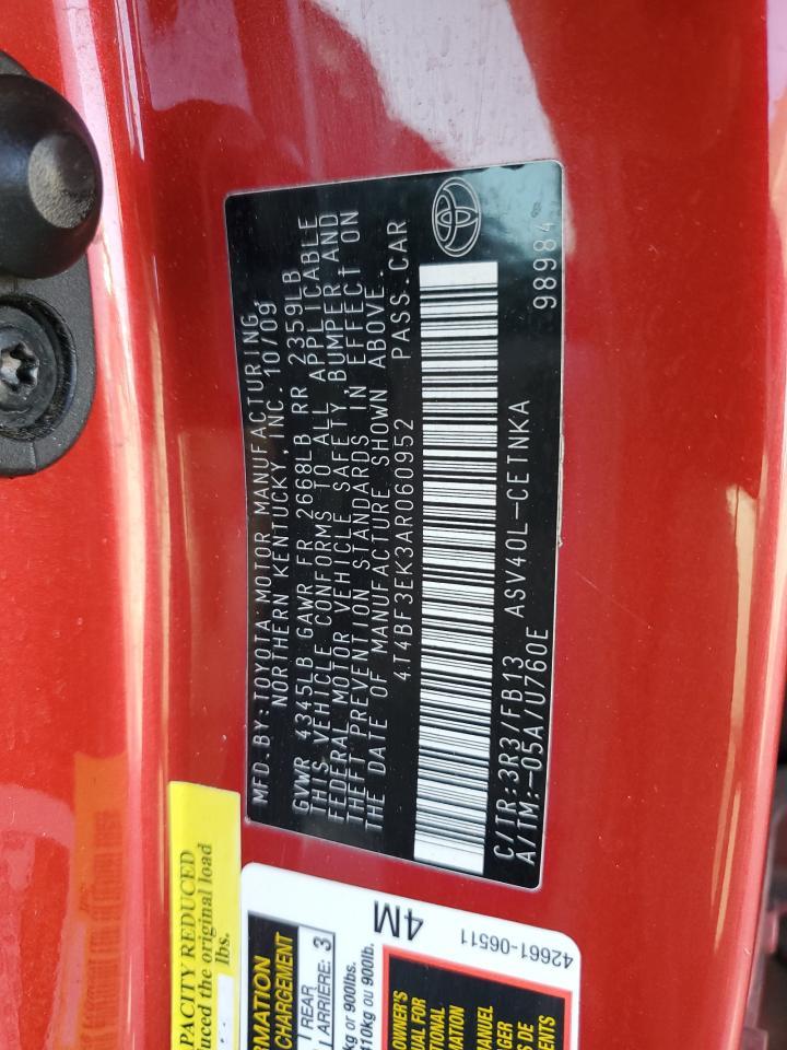 2010 TOYOTA CAMRY