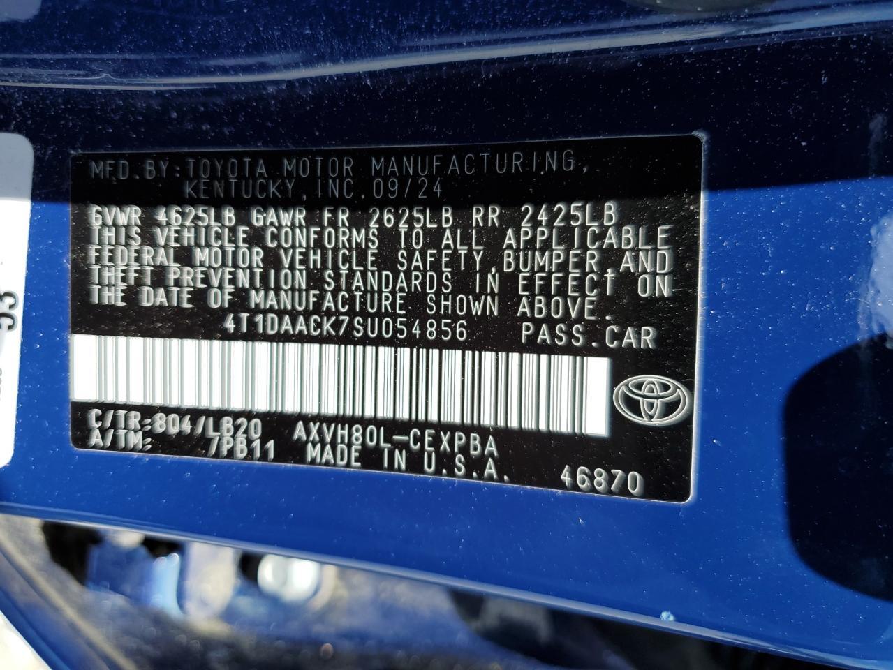 2025 TOYOTA CAMRY