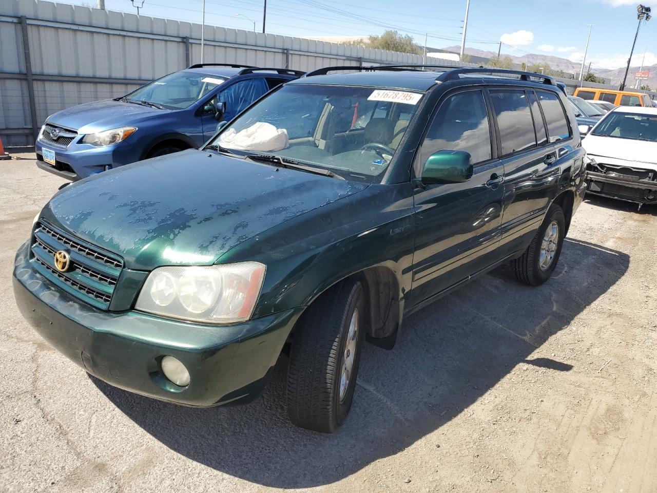 2003 TOYOTA HIGHLANDER