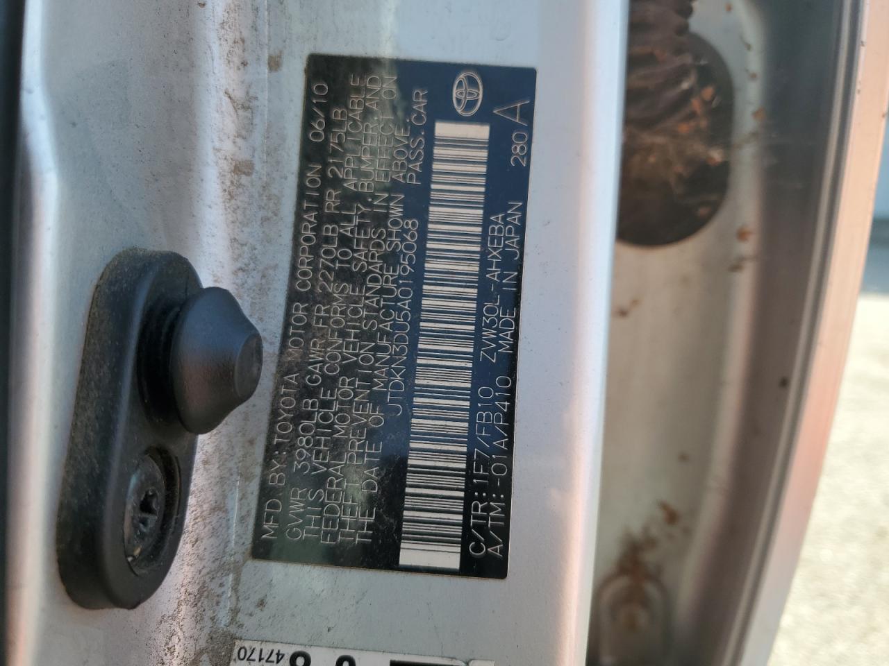 2010 TOYOTA PRIUS
