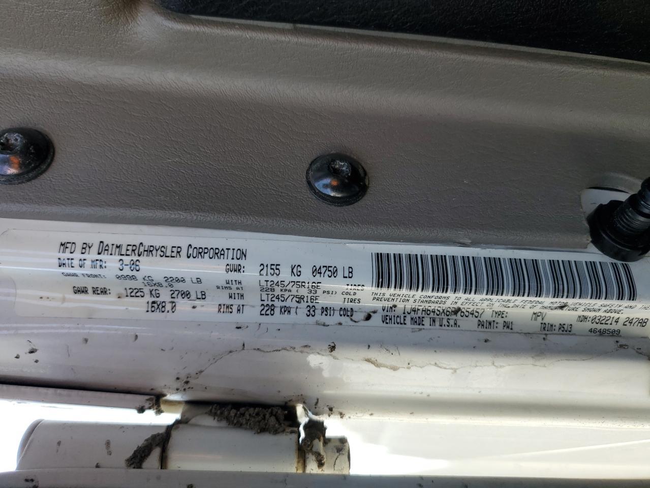 2006 JEEP WRANGLER