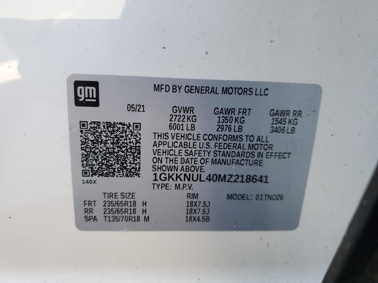 2021 GMC ACADIA