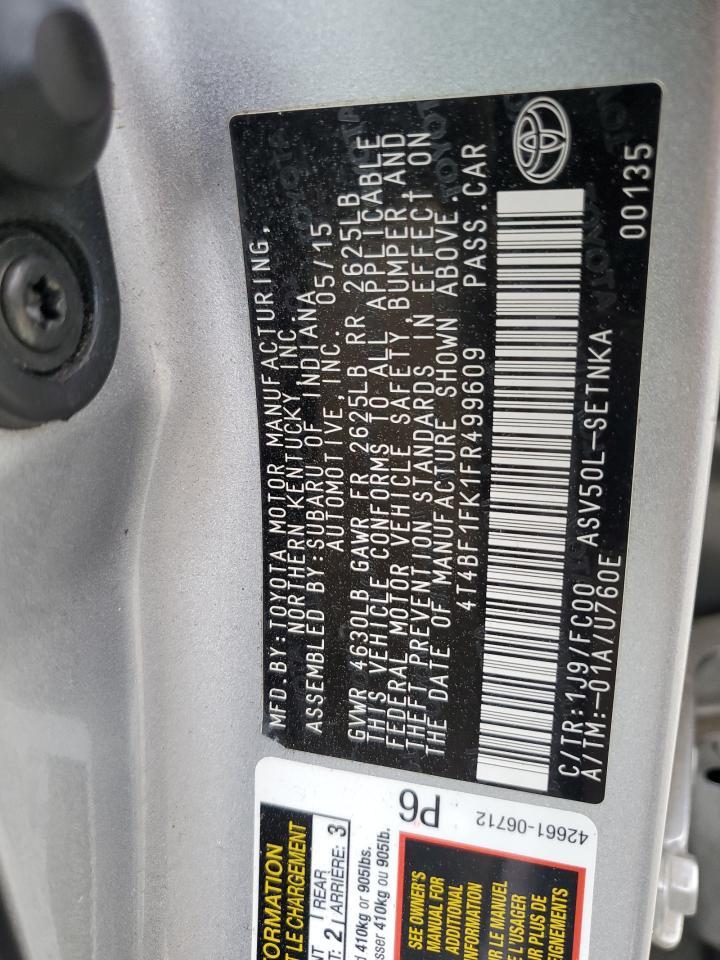 2015 TOYOTA CAMRY