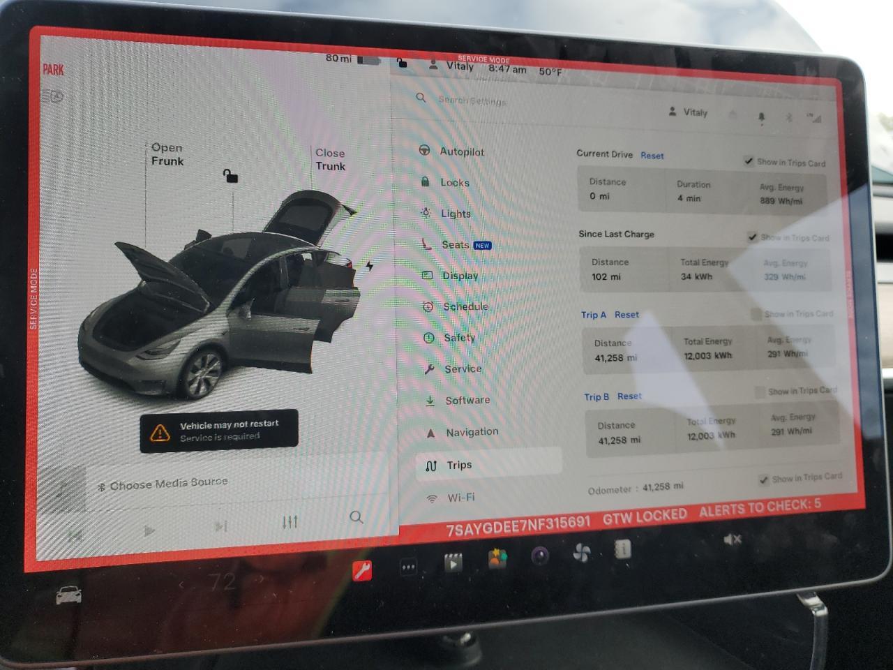2022 TESLA MODEL Y