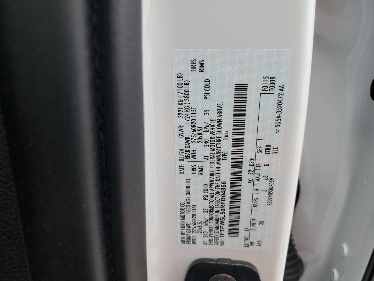 2024 FORD F-150