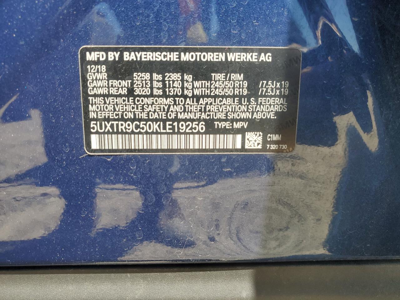 2019 BMW X3