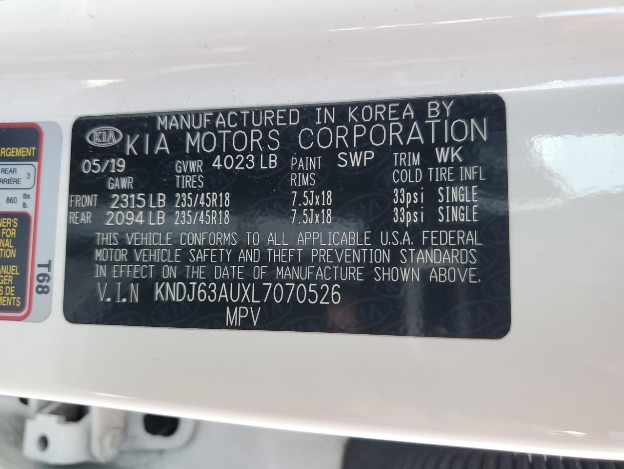 2020 KIA SOUL