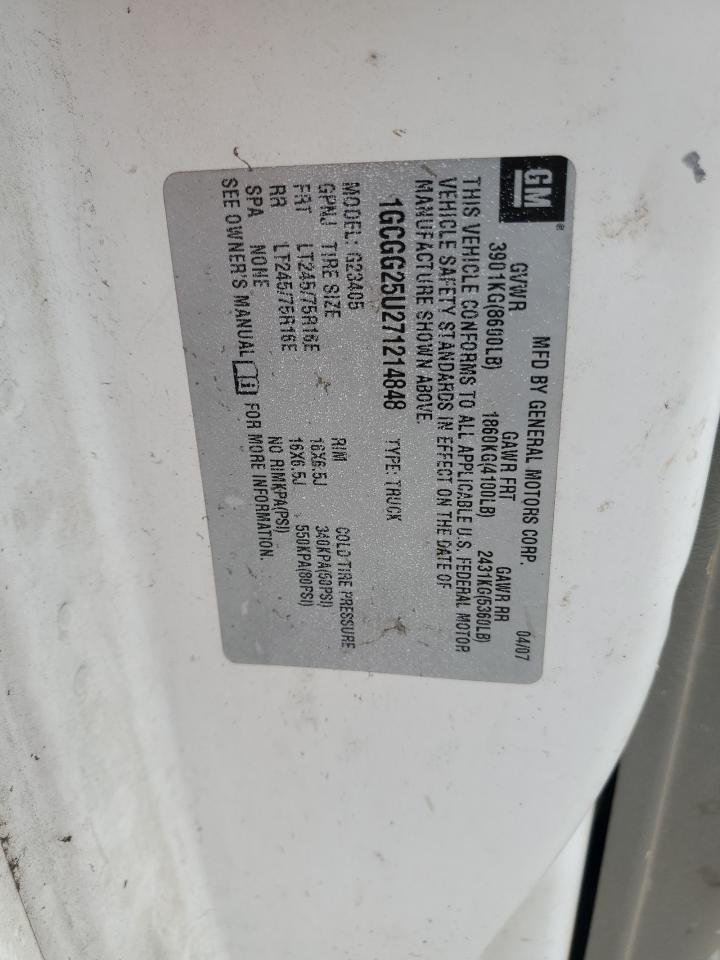 2007 CHEVROLET EXPRESS 2500