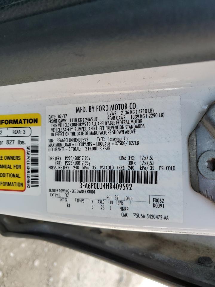 2017 FORD FUSION