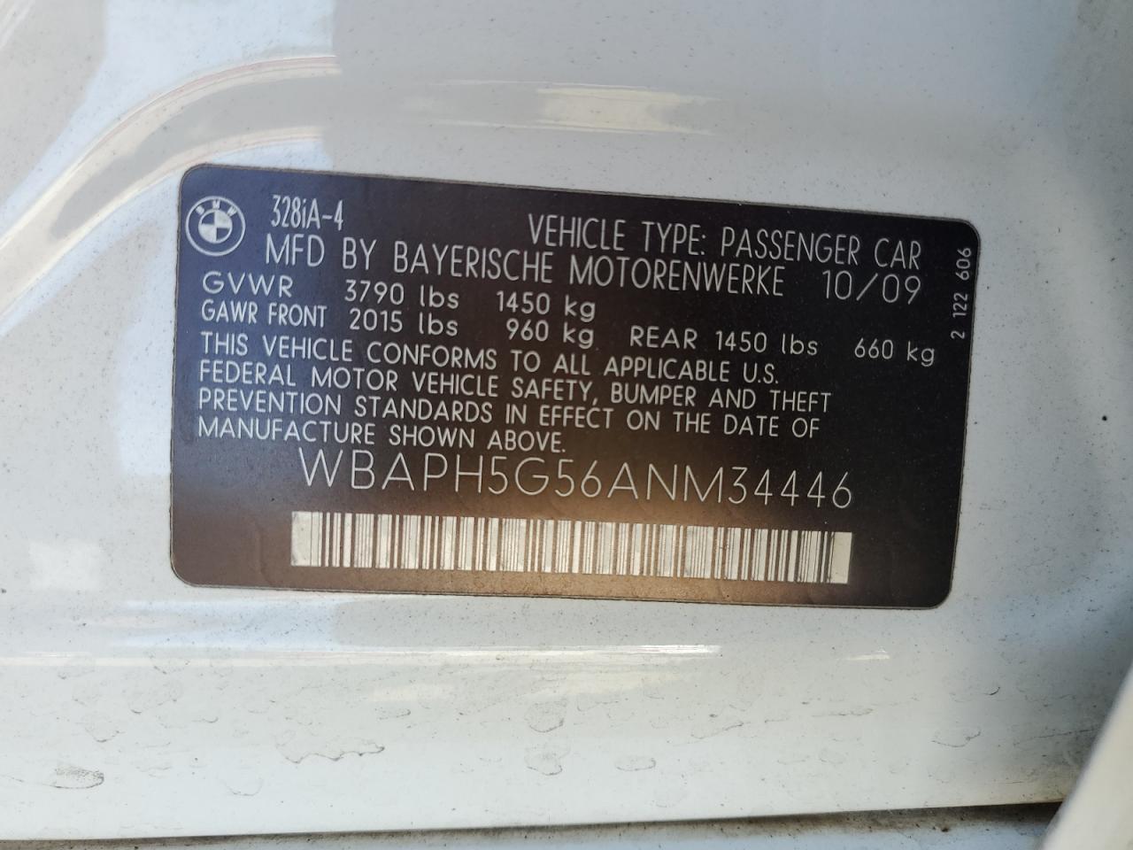 2010 BMW 3 SERIES