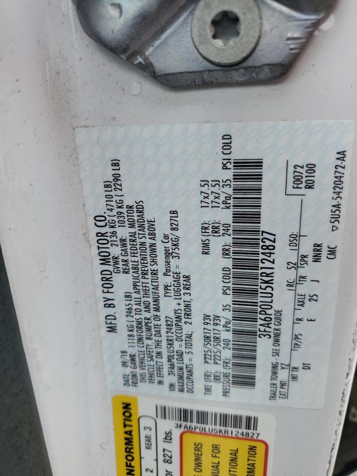 2019 FORD FUSION