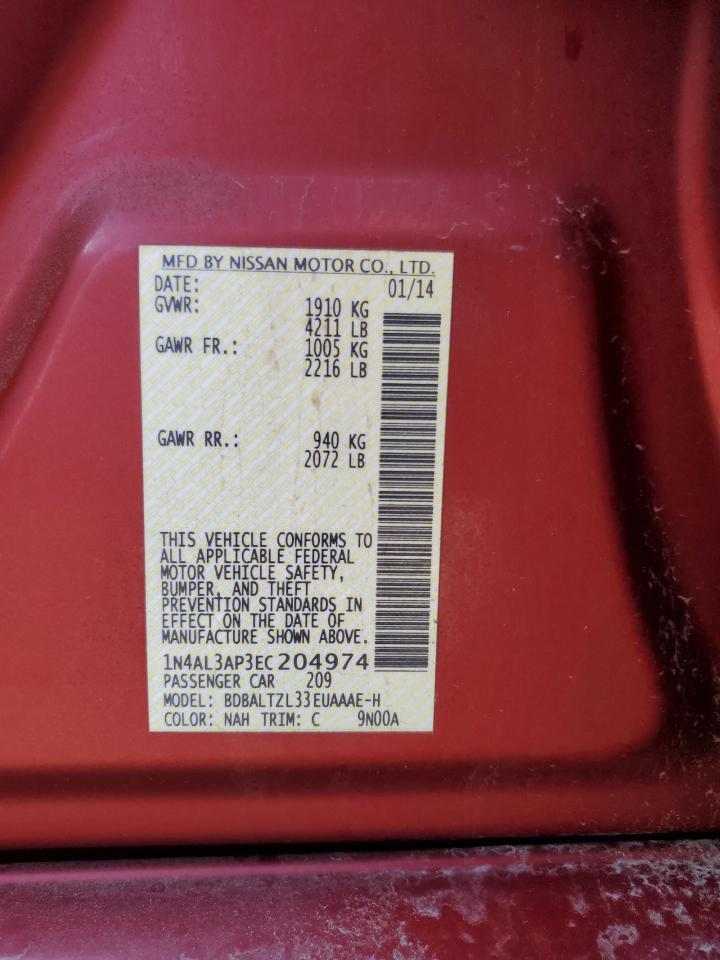2014 NISSAN ALTIMA
