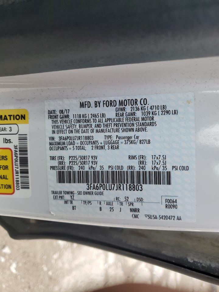 2018 FORD FUSION