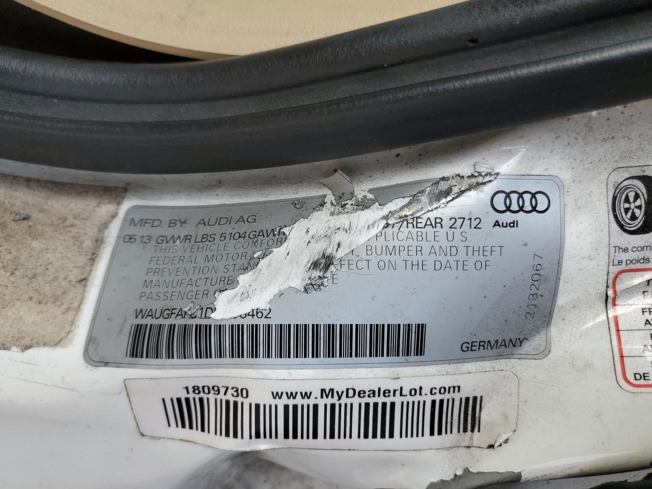 2013 AUDI A6