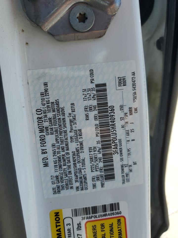 2017 FORD FUSION