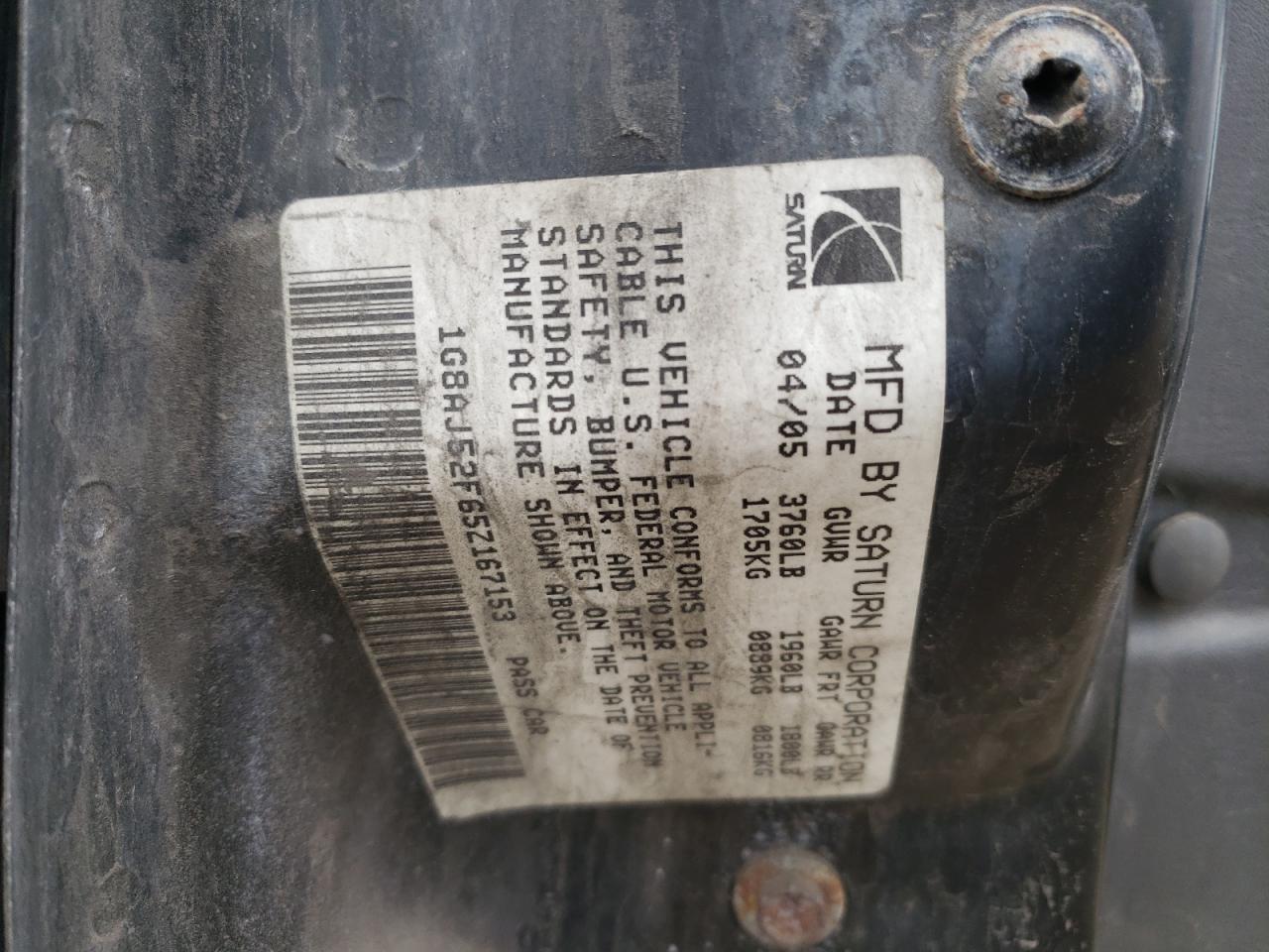 2005 SATURN Ion