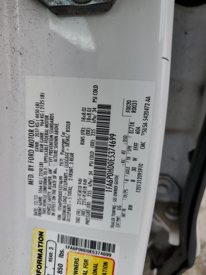 2014 FORD FUSION