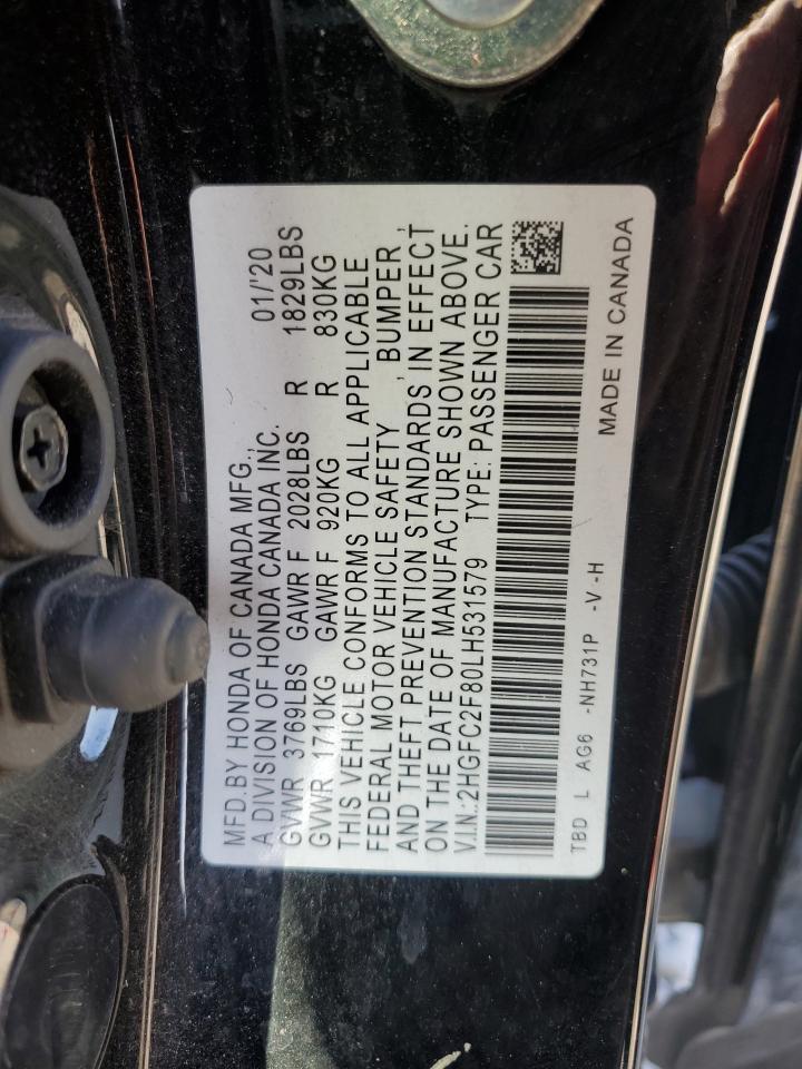 2020 HONDA CIVIC