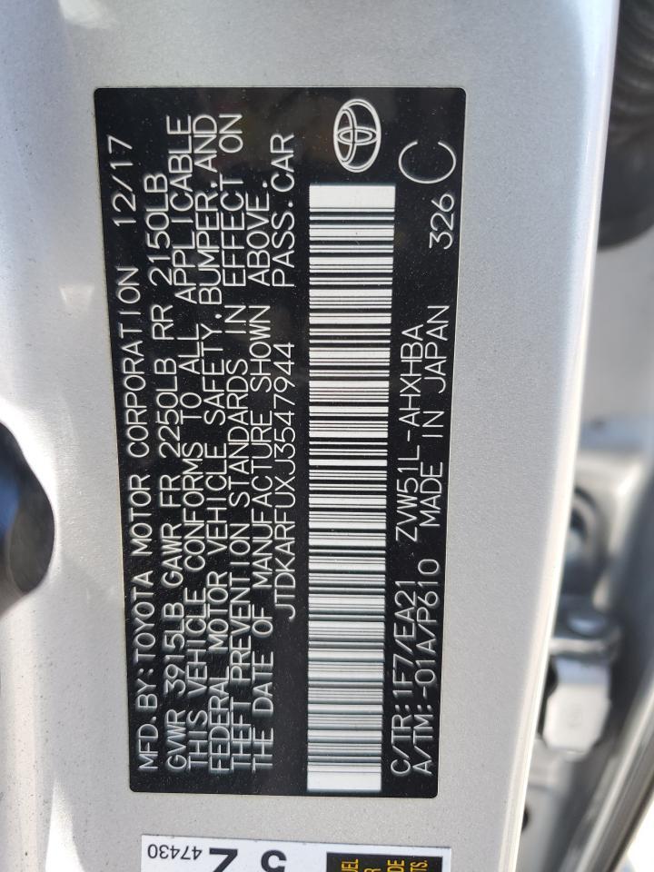 2018 TOYOTA PRIUS