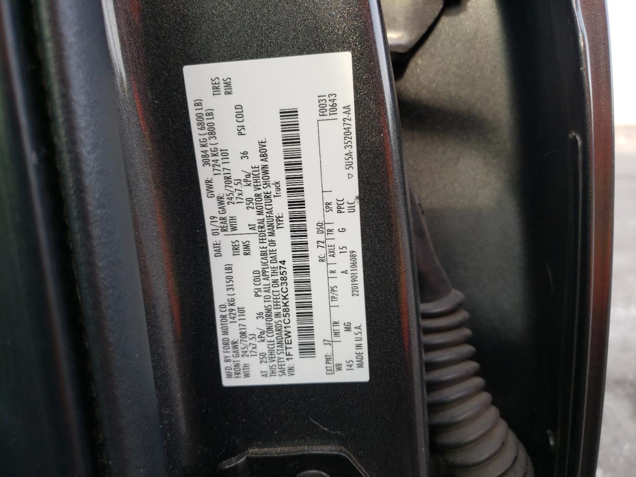 2019 FORD F-150