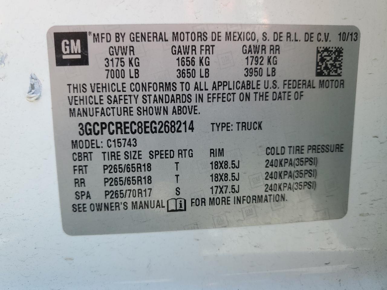 2014 CHEVROLET Silverado