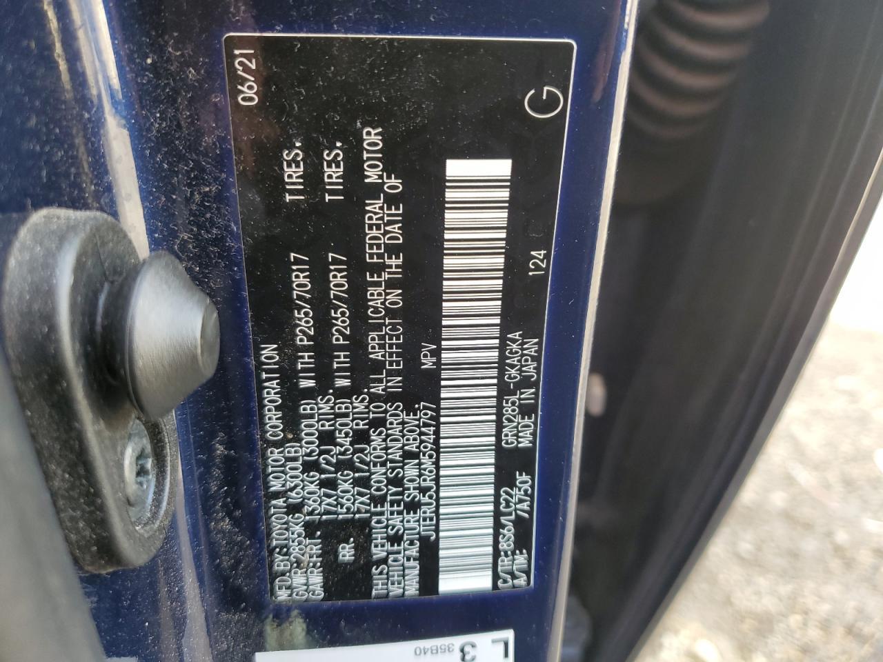 2021 TOYOTA 4Runner