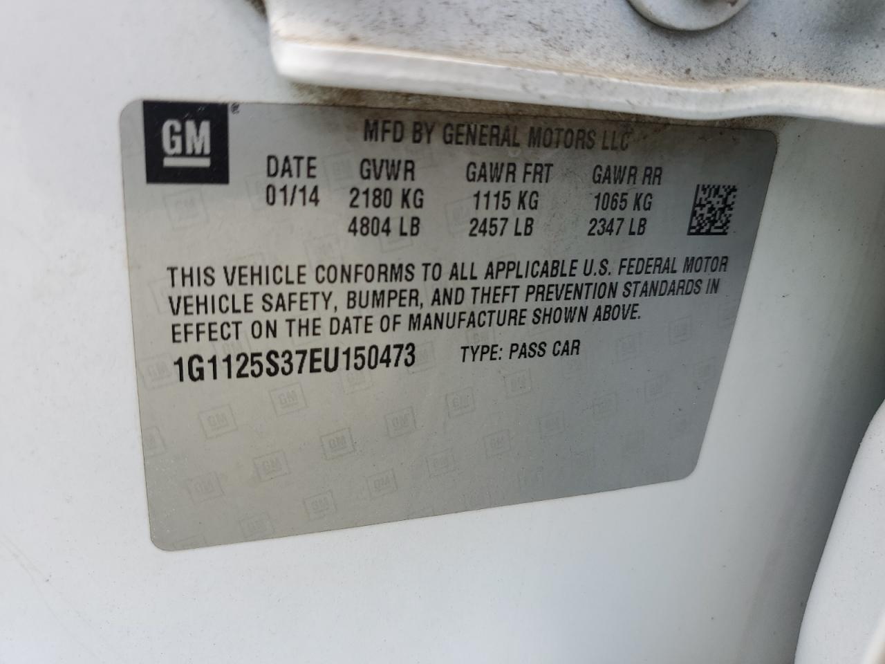 2014 CHEVROLET IMPALA