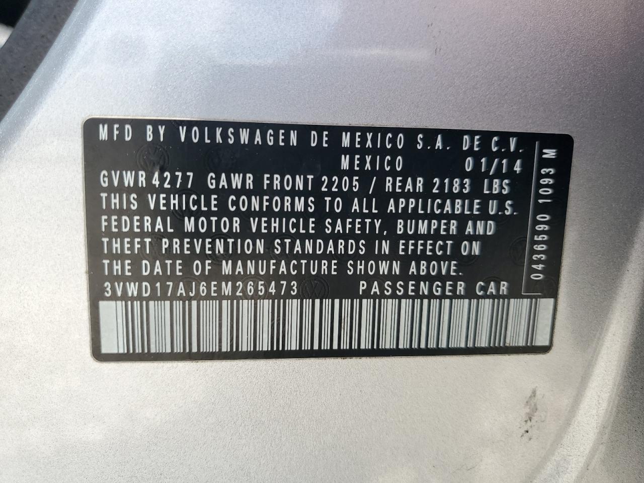 2014 VOLKSWAGEN JETTA