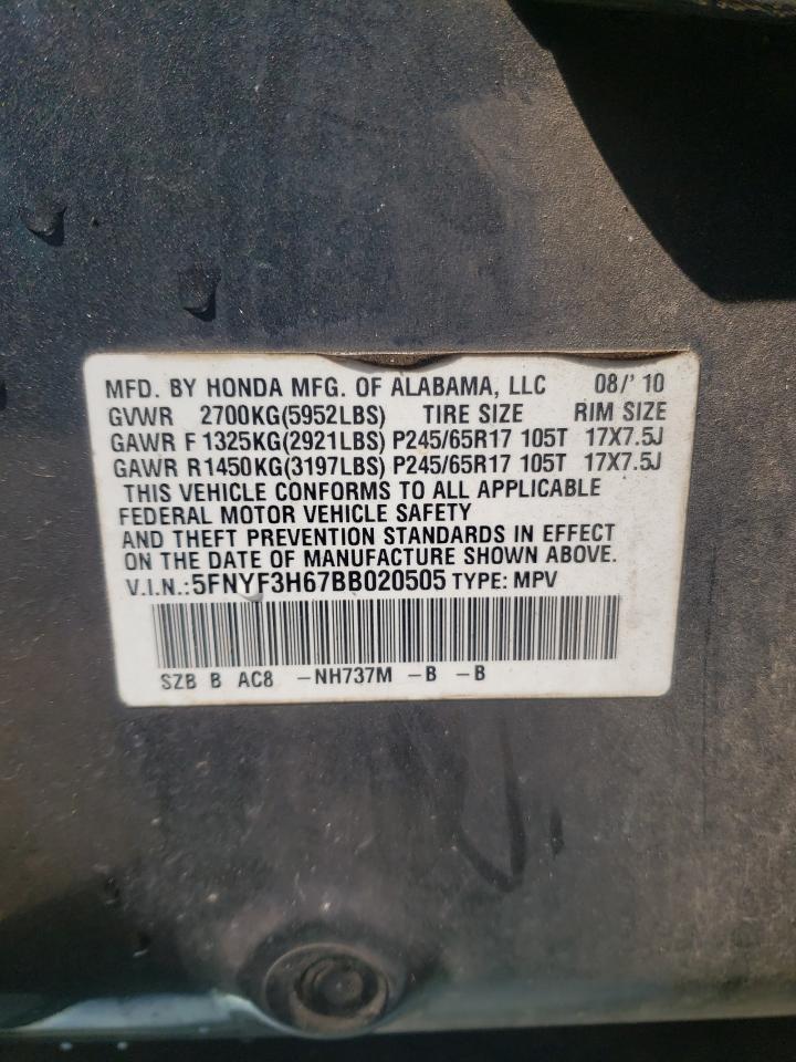 2011 HONDA PILOT