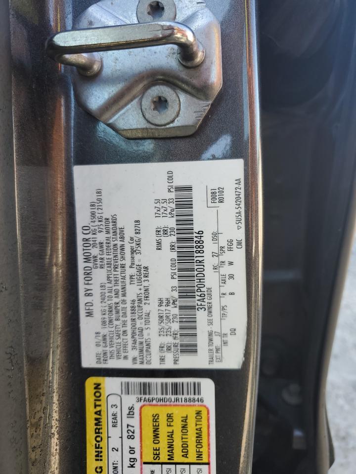 2018 FORD FUSION