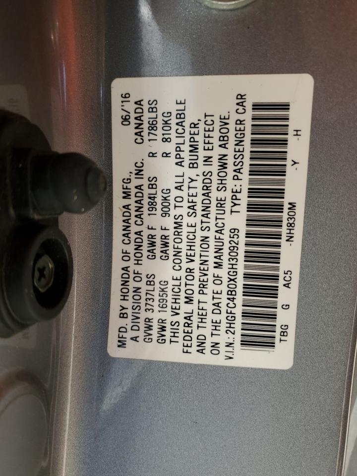 2016 HONDA CIVIC