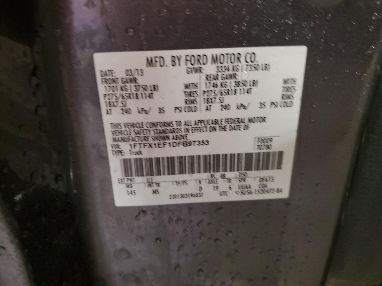 2013 FORD F-150