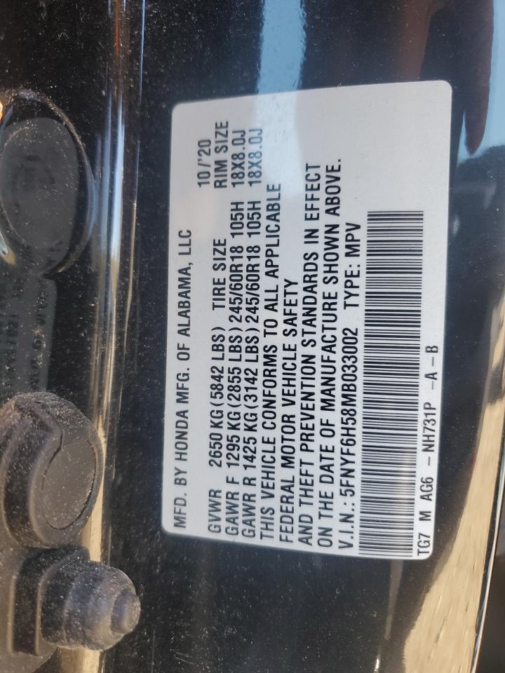 2021 HONDA PILOT