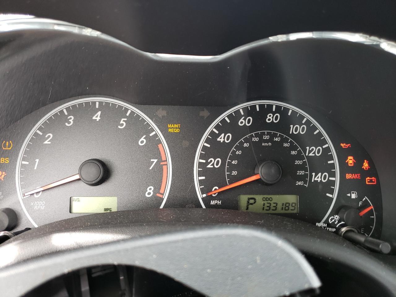 2009 TOYOTA COROLLA