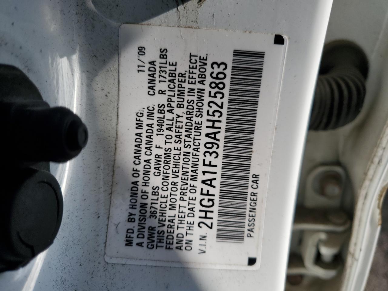 2010 HONDA CIVIC