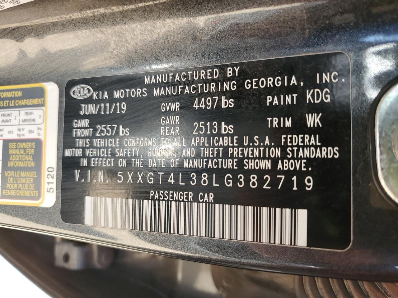 2020 KIA OPTIMA