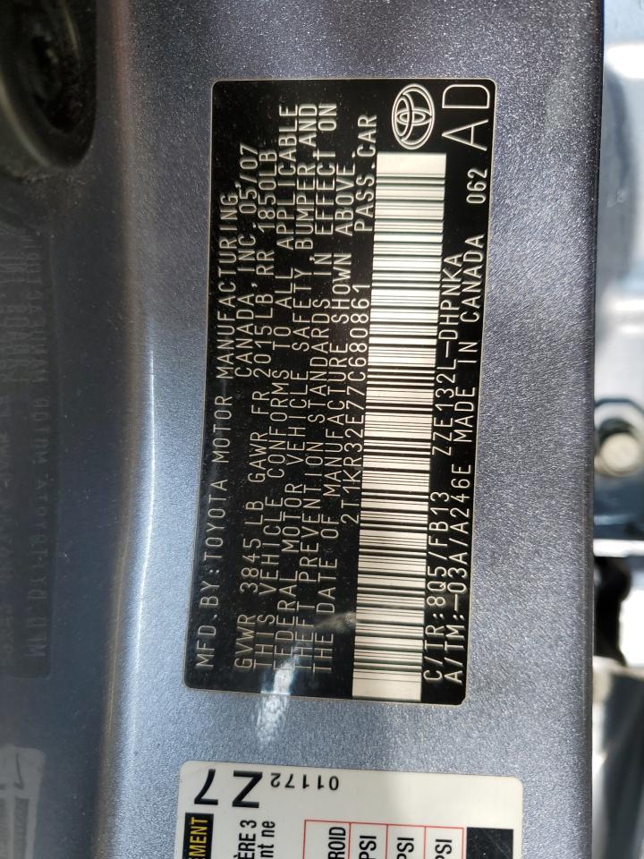2007 TOYOTA COROLLA