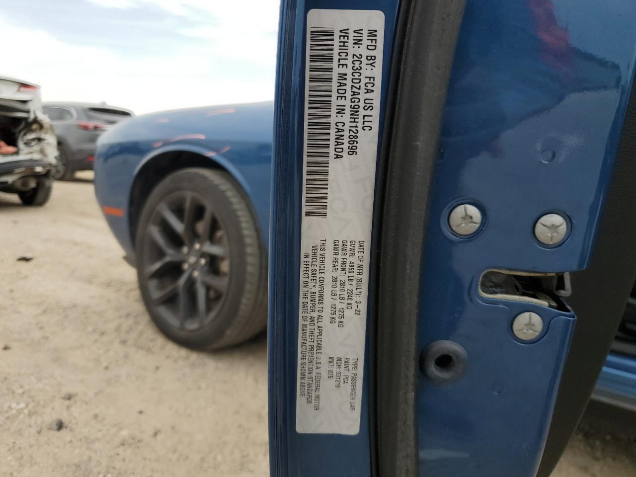 2022 DODGE Challenger