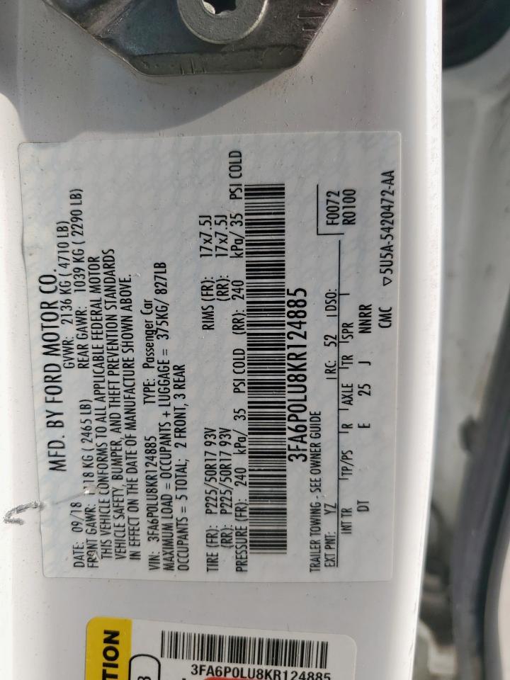 2019 FORD FUSION