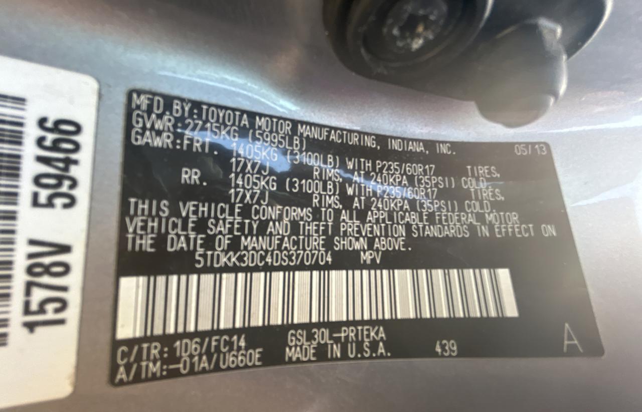 2013 TOYOTA SIENNA